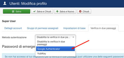 joomla google authenticator