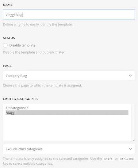 template category blog
