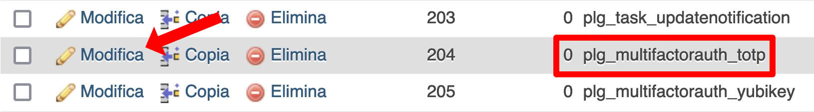 modificare tabella #_extensions