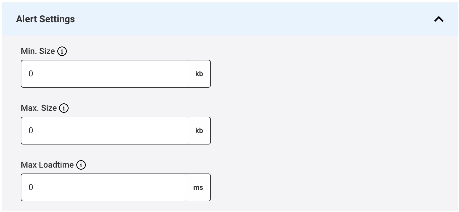 Test Page Speed - contatti per alert