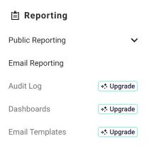 i diversi report di StatusCake